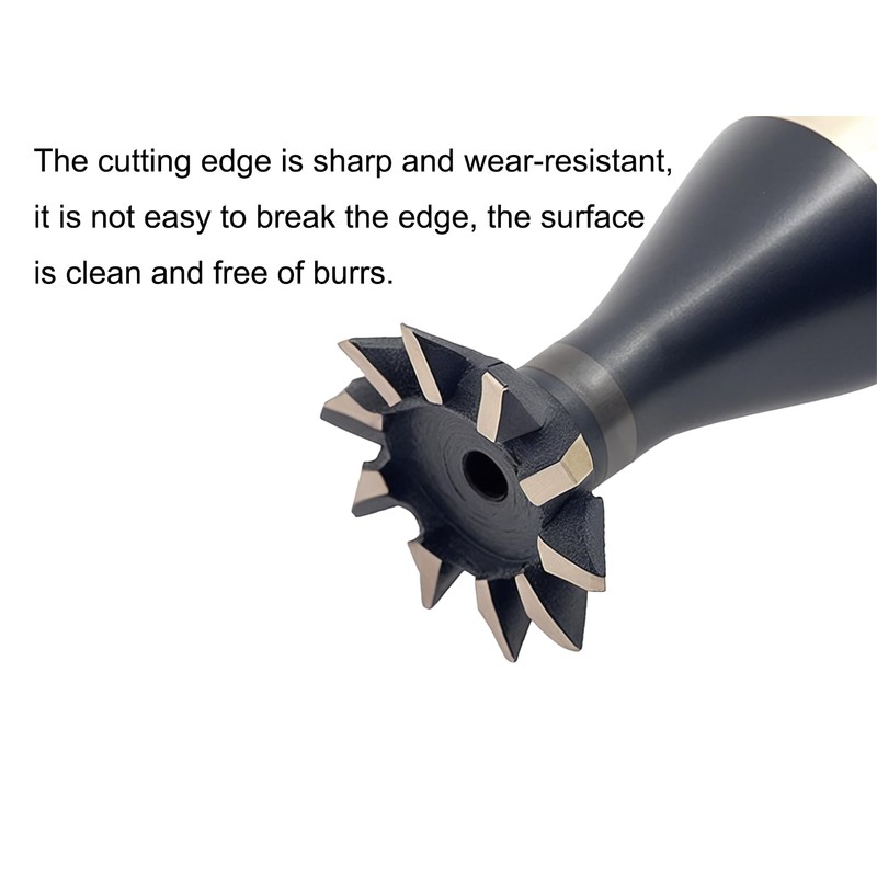 NACX 12mm x 45-Degree HSS Dovetail Cutter Milling End Mill,