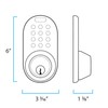 MiLocks BXF-02SN Digital Deadbolt Door Lock and Passage Handleset Combo