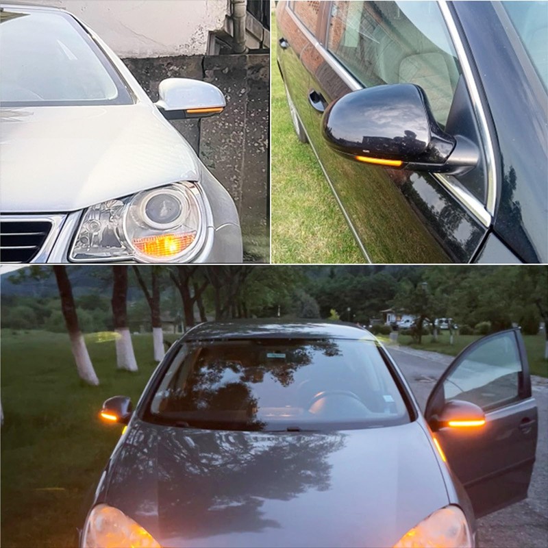 ERMWALR Car LED Dynamic Turn Signal Light for VW Golf
