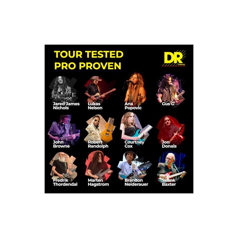 DR Handmade Strings NGE-9 - Cuerdas para guitarra eléctrica, color