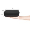 Mkono Travel Sunglasses Organizer Glasses Case Multiple Pairs with Adjustable