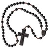 6mm Black Onyx/Jujube Wood 5 Decade Rosary