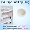 6 inch PVC Pipe Plug Socket Fittings, Pipe End Cap