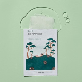 Round Wrap Pine Calming Cica Mask 10 sheets / 라운드랩 소나무 진정 시카 마스크 10매