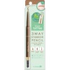 K-Pallet 3-Way Eyebrow Pencil 01 Milky Brown Waterproof Pencil 0.1