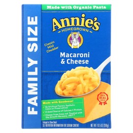 Annie's Homegrown Mac & Cheese Classic Family Size, 10.5000-ounces (Pack of6)