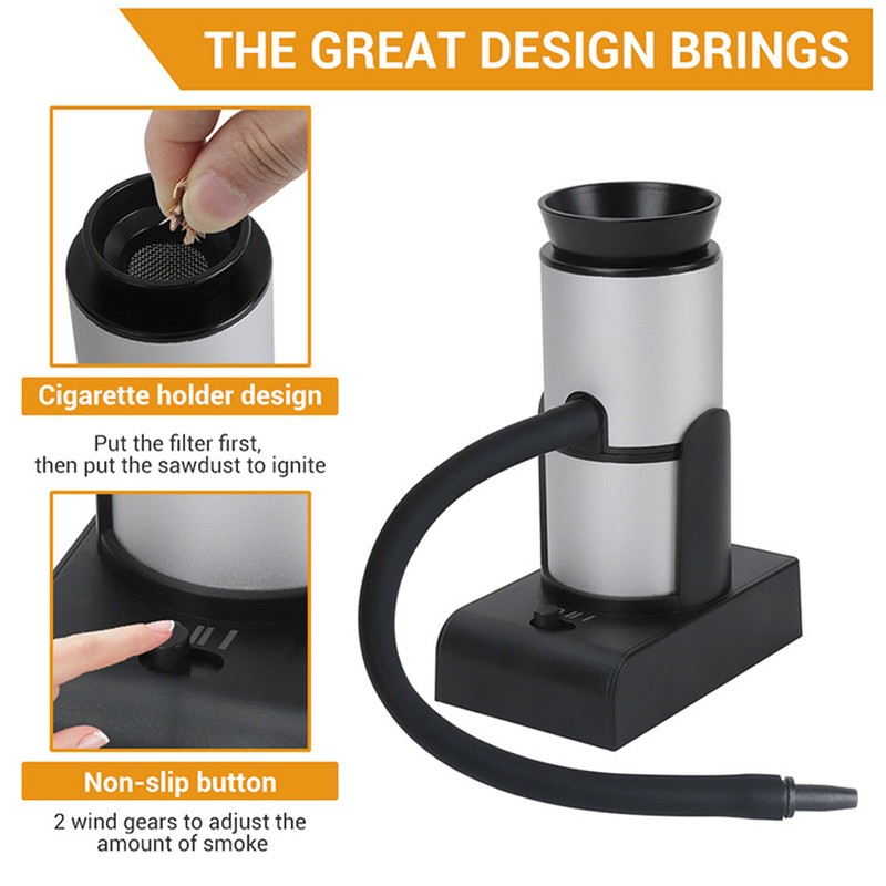 Food Smoker Portable Handheld Food Smoke Infuser for Fish Seafood