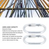 2Pcs Chain Connector, Quick Link Chain 22KN (5000lbs) Load Capacity