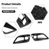 HTHE Exterior Front Fog Light Bezel Frame Cover Trim Front
