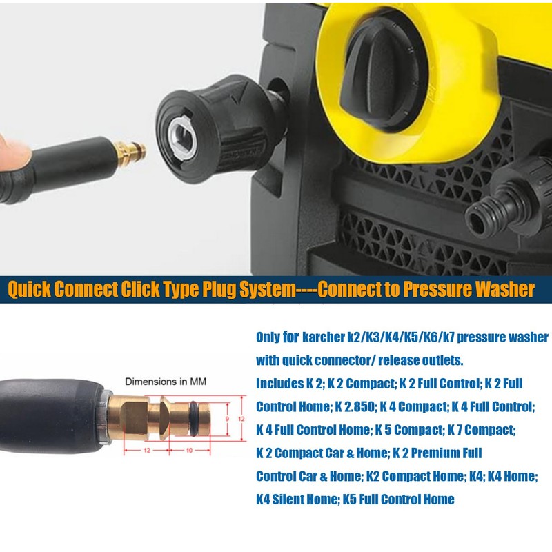 6M High Pressure Replacement Hose for Kärcher K2 K3 K4