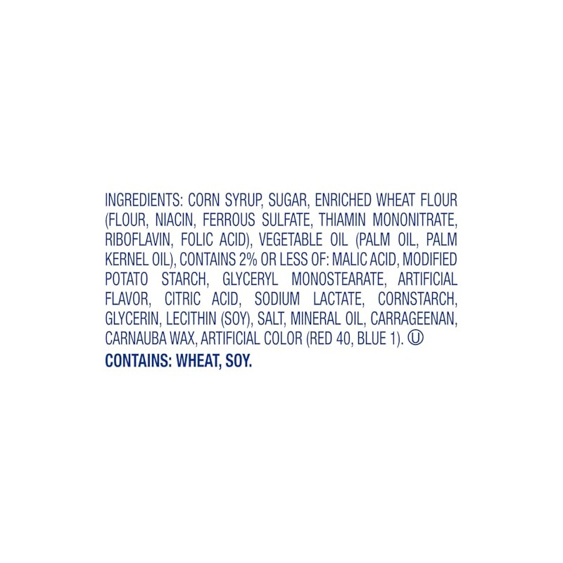 JOLLY RANCHER Ropes Blue Raspberry and Cherry Flavored Candy Bag,