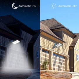 LED Parking Lot Lighting 300W, Shoebox Area Light with Dusk to Dawn Photocell, 5500K Daylight White,39000 Lumens, IP65 Waterproof (300W Arm Mount)