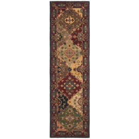 Safavieh Heritage Collection HG926A Handmade Traditional Oriental Premium Wool Runner, 2'3" x 10' , Red / Multi