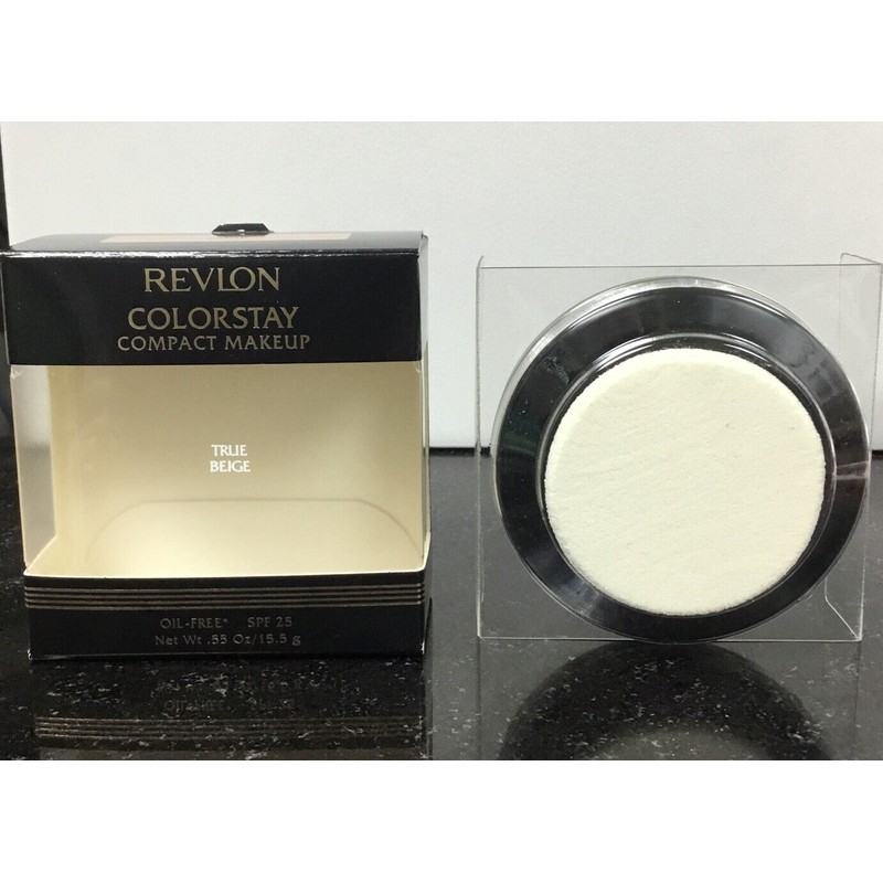REVLON COLORSTAY COMPACT MAKEUP TRUE BEIGE NEW.