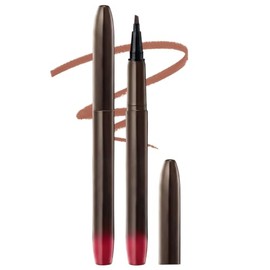 Erinde Lápiz Delineador de Labios Líquido con Pincel, Resistente al Agua | Lápiz Delineador de Labios de Larga Duración, Color que Dura Todo el Día, Maquillaje Para Labios Para Mujeres,#02
