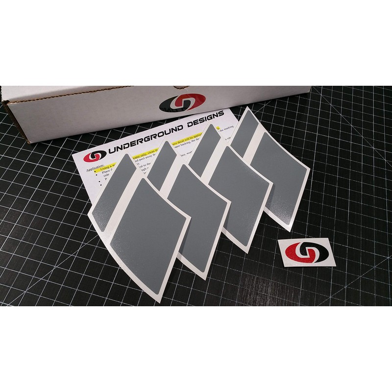 Redline Wheel Decals Hash Stripe Stickers Fits 18" 20" Wheels