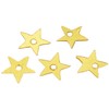TOHO F6-501 Spangle, Star, Approx. 0.2 inches (6 mm), Gold,