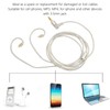 Headphone Upgrade Cable 2 Pin 0.78mm Silver Plated Copper Replacement