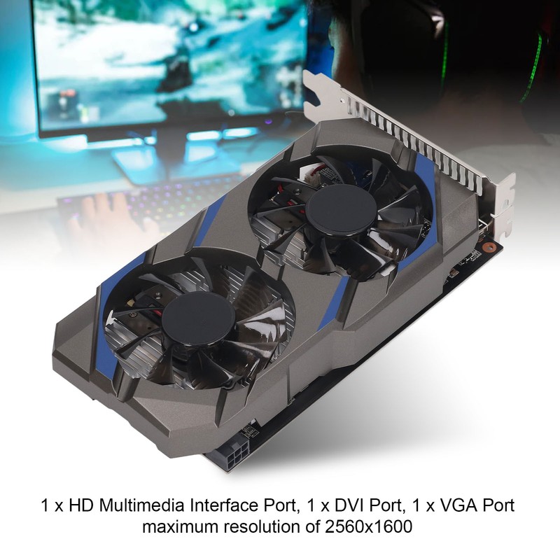 Desktop Graphics Card 4GB DDR5 128BIT 1070MHz 5010MHz HD DVI