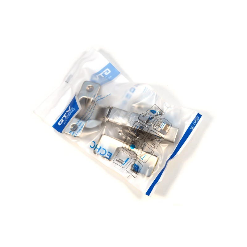 GTV HD-Hinge ECHC-N Hydraulic Corner Stop Pot Hinges Set of