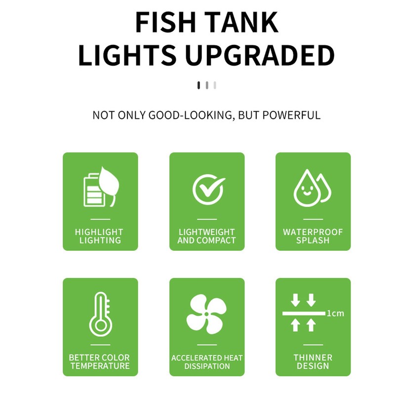 Aquarium Light Professional High Brightness Blue White Lighting Fish Tank