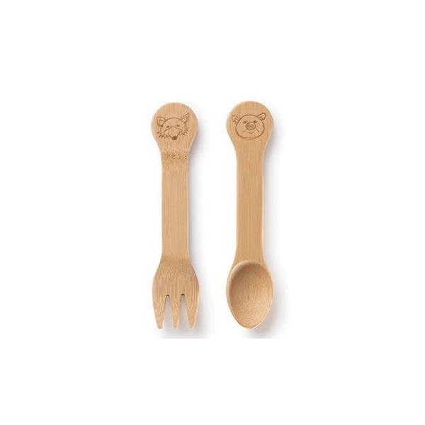 Bambu Kid's Fork and Spoon 1 Count