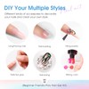 ROSALIND Poly Nail Gel, 6 Pieces, 10 ml, UV LED