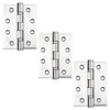 3 x Grade 11 Fire Rated Ball Bearing Door Hinges