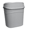 Bath Bliss 2 Pack Sailor Knot Swing Top Waste Bin