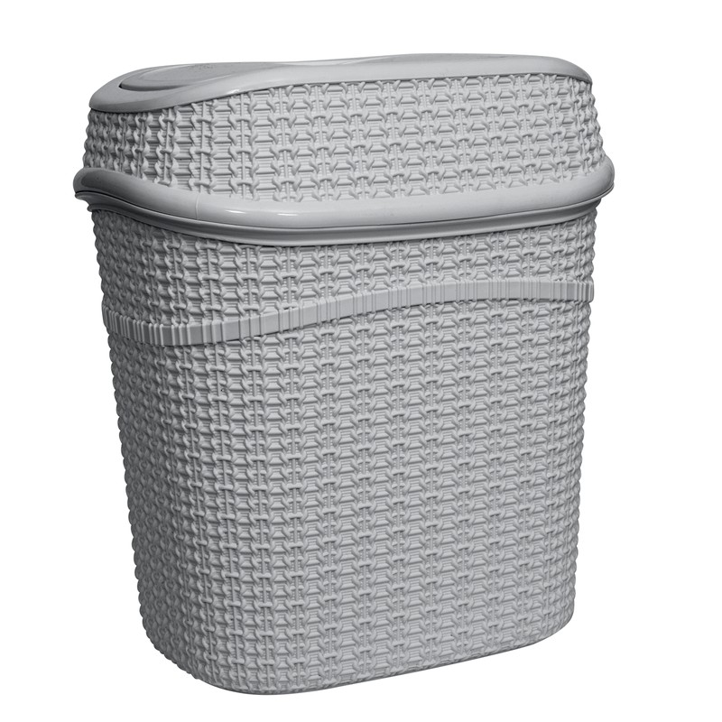 Bath Bliss 2 Pack Sailor Knot Swing Top Waste Bin