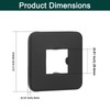 BathAce Shower Arm Flange, Stainless Steel Replacement Wall Split Flange/Escutcheon