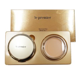 Enprani Le Premier Skin Cover Pact (Main Product + Refill), 1 Piece, No. 21 (Light Beige) / 엔프라니 르 프리미어 스킨 커버 팩트 (본품+리필), 1개, 21호(라이트베이지)