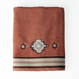 SKL Home Southwest Sunset Bath Towel, 25X50,Cotton, Rust