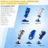 Pool Vacuum Cleaner Reusable Filter Bag with 10-Pack Ultrafine Mesh