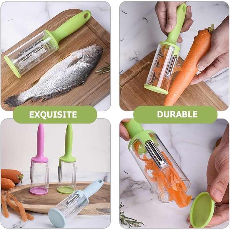 Multifunctional Peeler with Storage Box The Ultimate Solution for Peeling