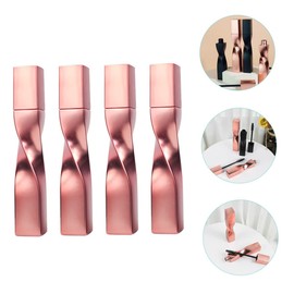 Beavorty 2sets Mascara Tube Wand Set Travel Toiletry Bottles Empty Mascara Tube Brush Eyebrow Lash Portable Leakproof 4pcs*2