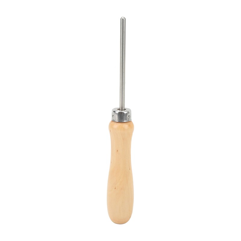 Racket Stringing Awl Portable Universal Wooden Handle Racquet Threading Tool