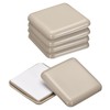 uxcell Furniture Sliders, 8Pcs 2" - Plastic Self-Adhesive Square Sliding