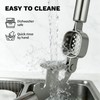 Stainless Steel Garlic Press,Thickened Garlic Crusher,Ergonomically Designed Handle for Effortless