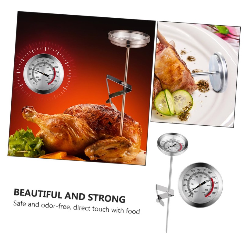 Levemolo Stainless Steel Cooking Thermometer Probe for BBQ and Fried