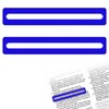 2Pcs Mahjong Line Finder, Mahjong Card Line Guide Bright Acrylic