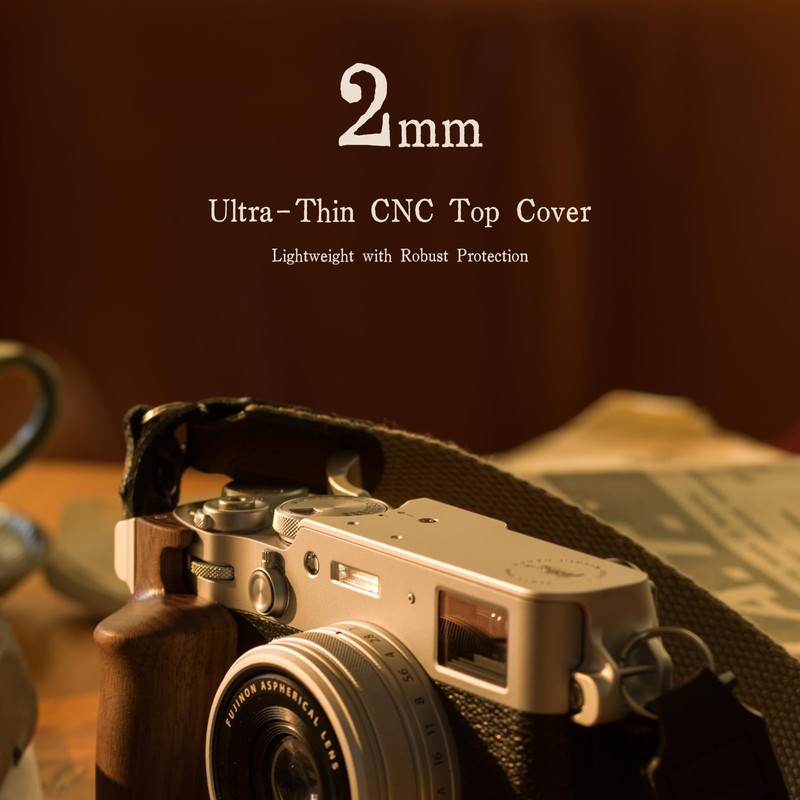 Tilta X100VI Leather Camera Case Compatible with X100VI 1/4"-20 Thread