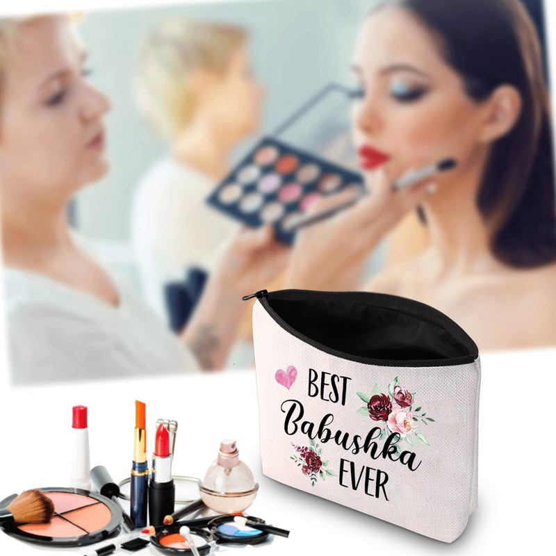 Russian Grandma Gift Babushka Gift Best Babushka Ever Makeup Bag