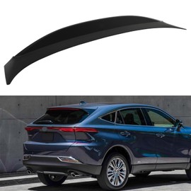 cciyu Rear Window Roof Top Spoiler Wing Fits for 2021-2023 for Toyota Venza Rear Roof Spoiler ABS