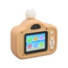Kids Digital Camera Khaki 40MP HD Dual Camera Children's Cartoon