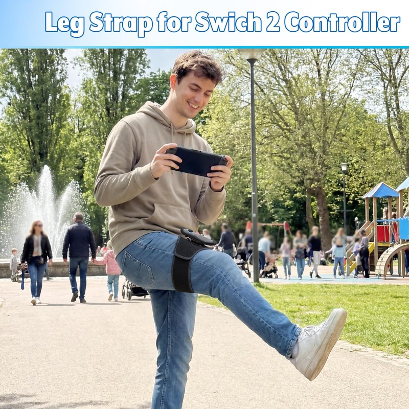 Easecos Controller Leg Band Leg Strap Compatible with Switch 2