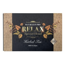 MAXSLIM Herbal Tea Relaxing Sleep Chamomile Caffeinated Tea Bag, Drink Before Sleeping, 0.7 oz (2 g) x 10 Bags