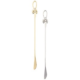 Takakuwa Metal Diamond Ribbon Muddler Silver/Gold, Set of 2