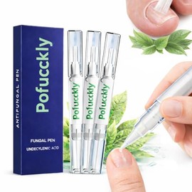 Lápiz reparador de uñas, lápiz para hongos en las uñas de los pies, extra fuerte, repara y renueva uñas descoloridas, dañadas, rotas y gruesas, aceite de árbol de té, miel, nat