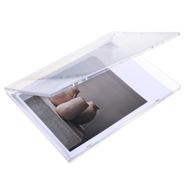 Magazine Protectors for Collectors, 12 x 9 x 0.7 Inch Transparent Magazine Display Case File Paper Storage Box for Magazines Scrapbook Document Organizer Office School Supplies